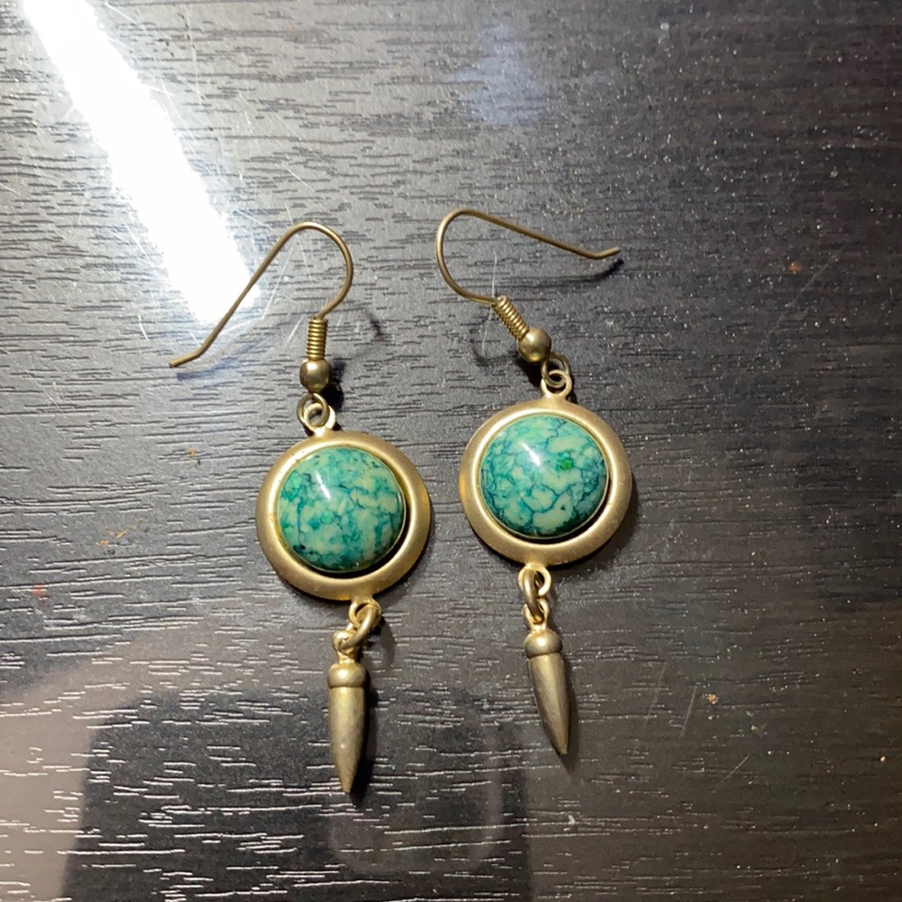 Antique gold earrings